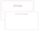 Triple Thick Classic Wide Flat Note Cards - Raised Ink Image 3 of 3